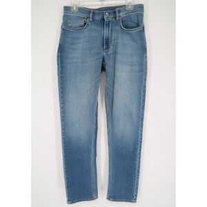 Faherty Men's 30 Slim Straight Leg Organic Cotton Jeans Light Wash Denim 30x29